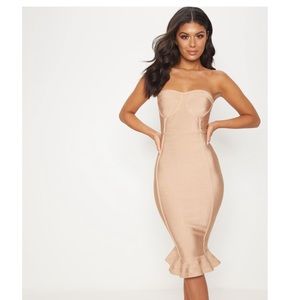 NWT! Nude Midi Dress